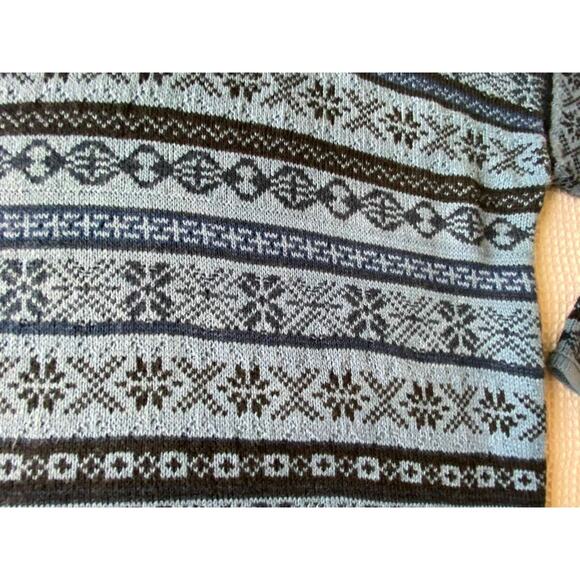 Chaps Fair Isle Cowl Neck Sweater Womens L - Picture 6 of 11